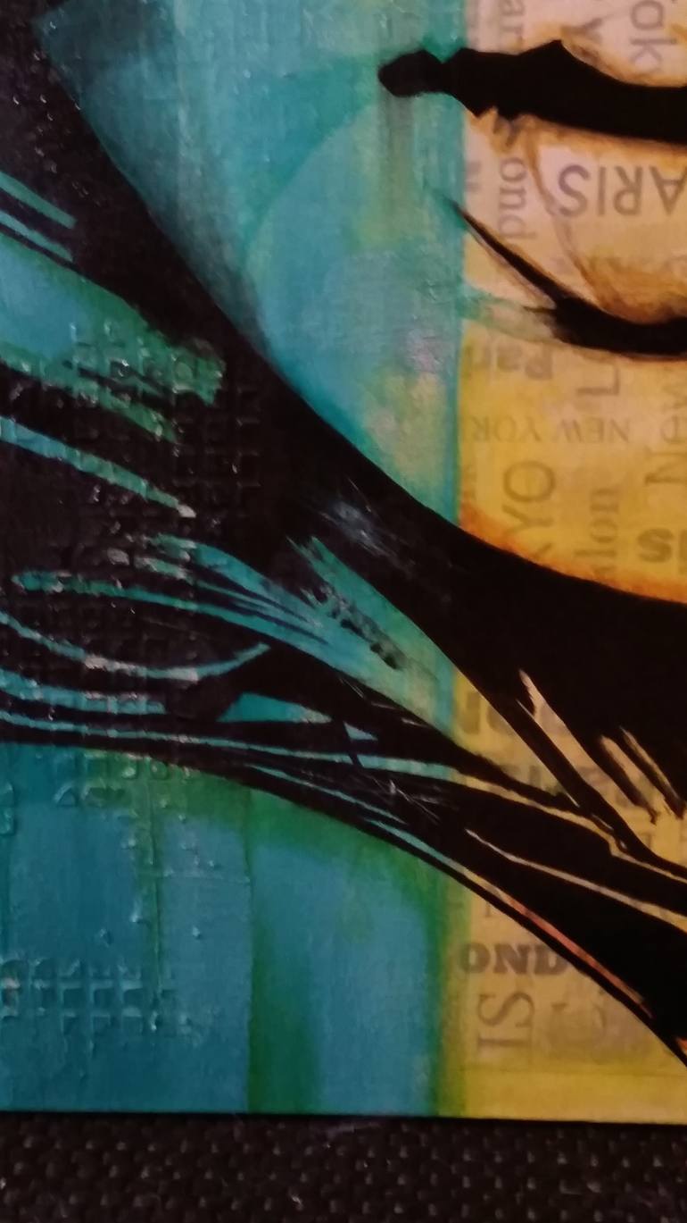 Original Abstract People Painting by Holly Playford