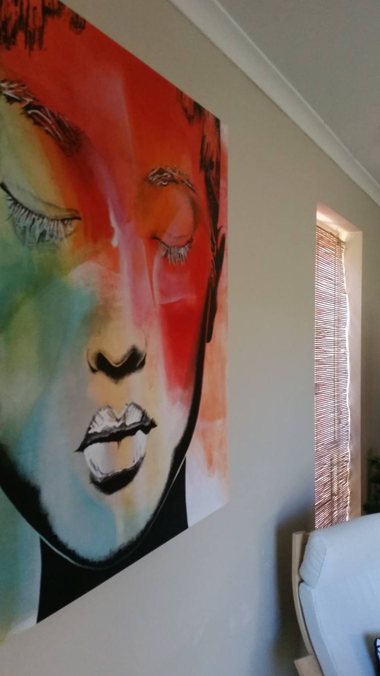 Original Abstract People Painting by Holly Playford