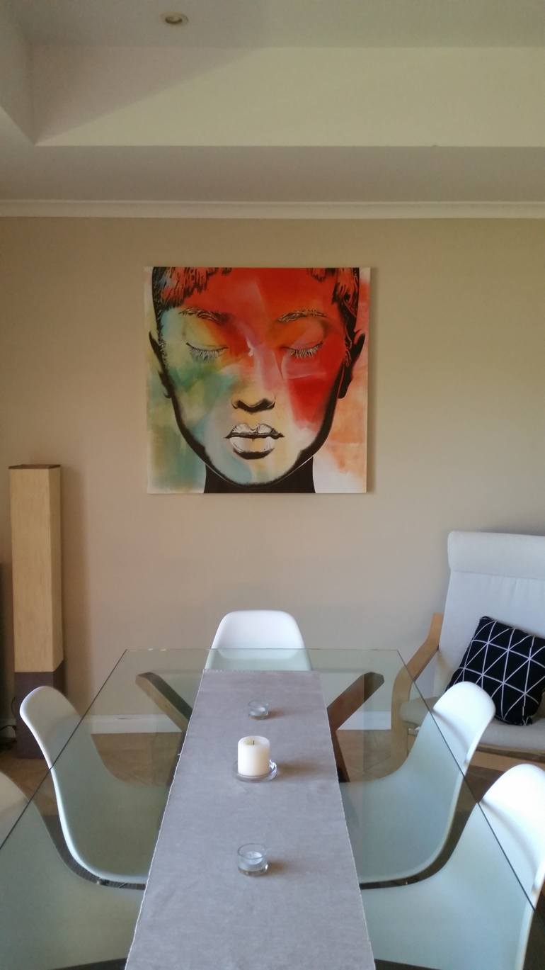 Original Abstract People Painting by Holly Playford