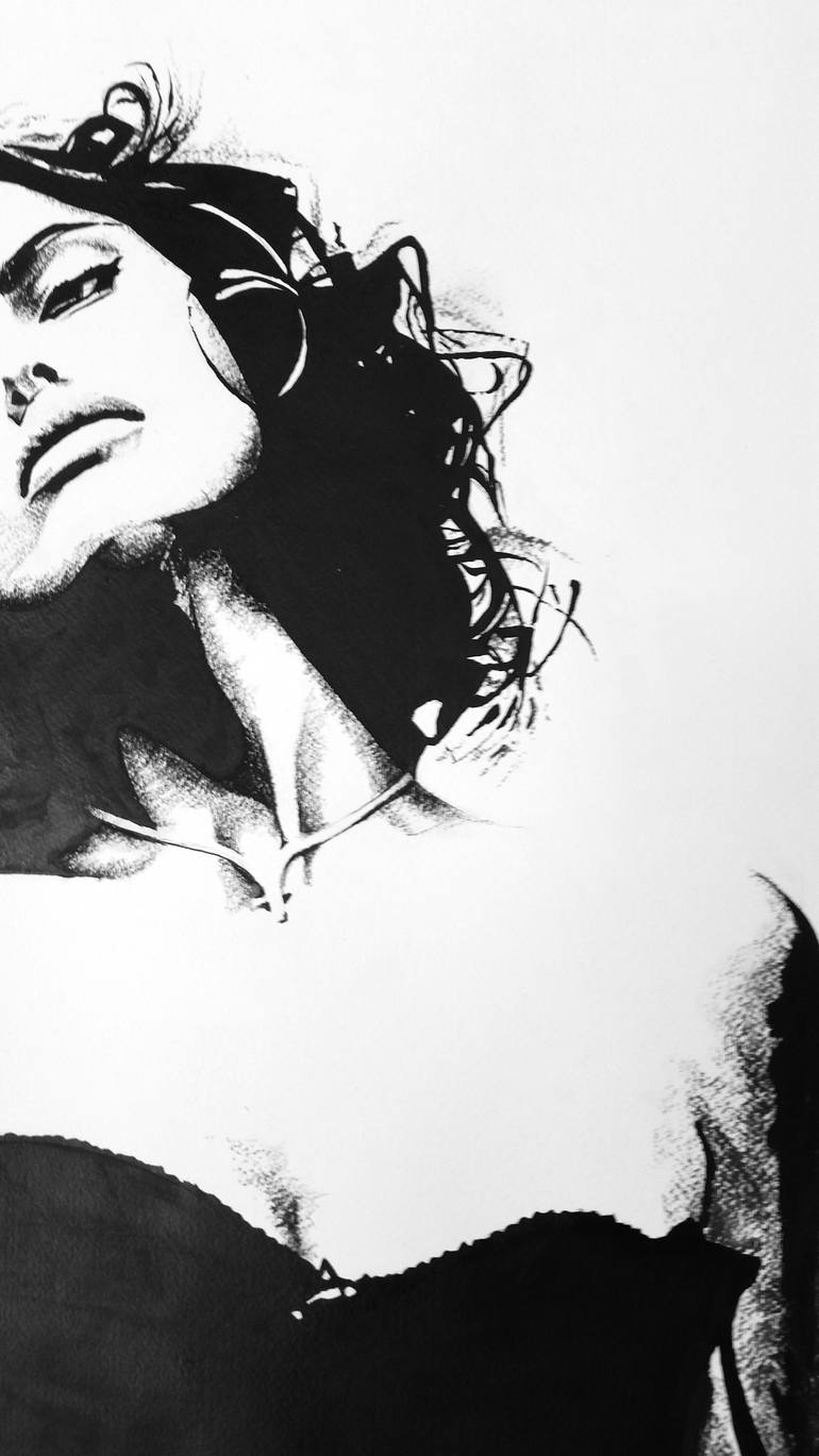 Original Conceptual Body Drawing by Holly Playford