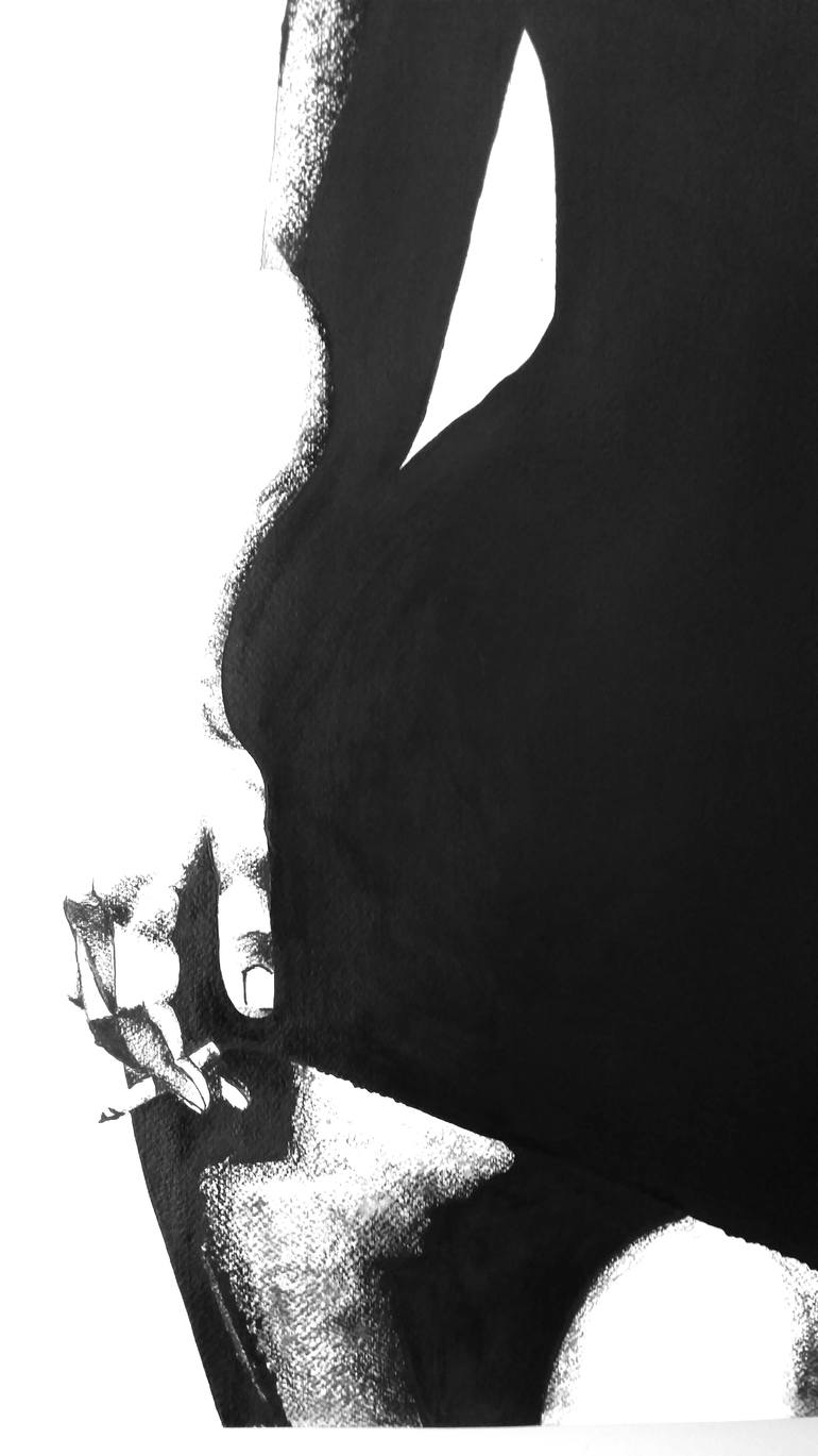 Original Conceptual Body Drawing by Holly Playford