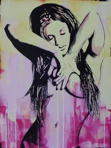 Print of Modern Nude Paintings by Holly Playford