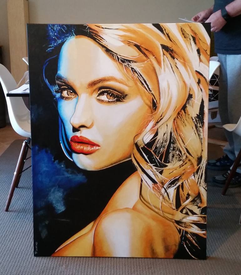 Original Conceptual People Painting by Holly Playford