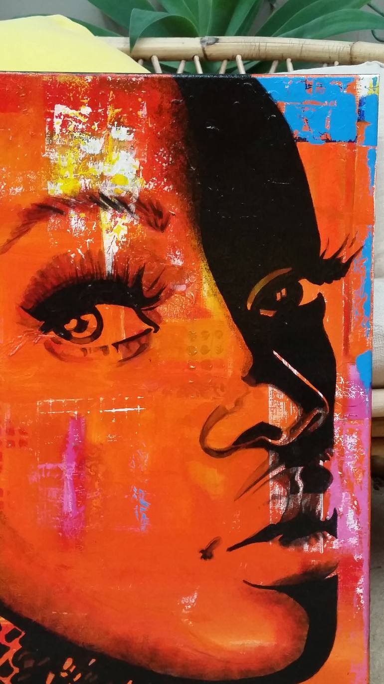 Original Abstract People Painting by Holly Playford