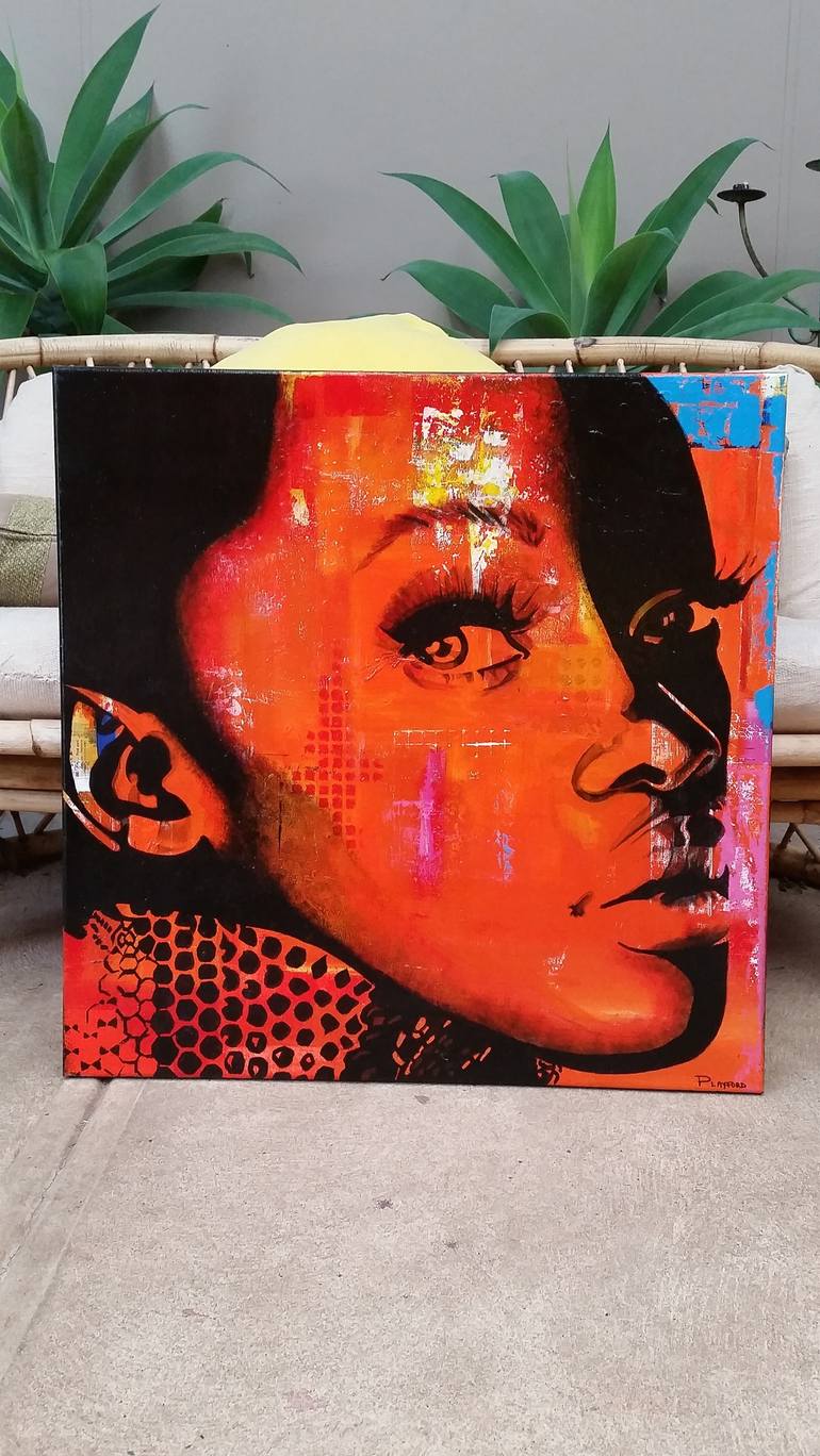 Original Abstract People Painting by Holly Playford