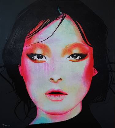 Print of Modern Portrait Paintings by Holly Playford