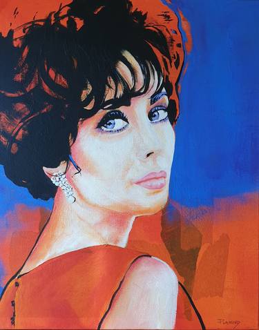 Original Art Deco Portrait Paintings by Holly Playford