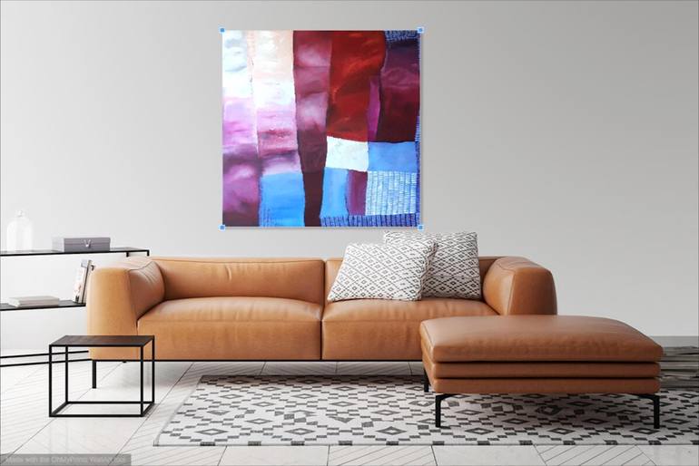 Original Abstract Expressionism Abstract Painting by Holly Playford