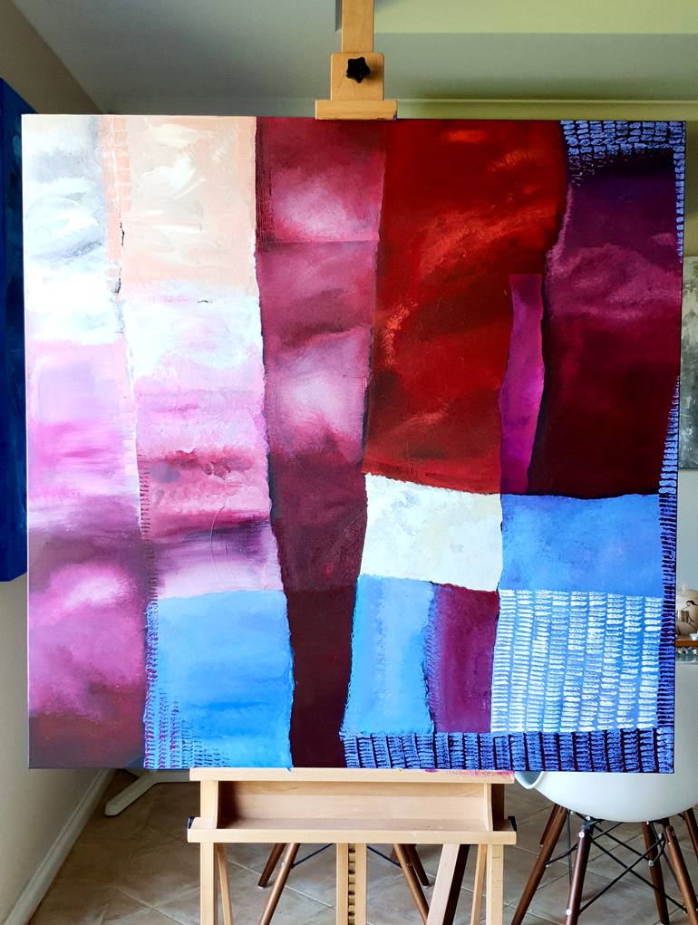 Original Abstract Expressionism Abstract Painting by Holly Playford