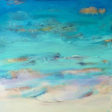 Print of Abstract Beach Paintings by Holly Playford