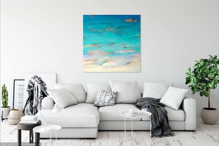 Original Beach Painting by Holly Playford