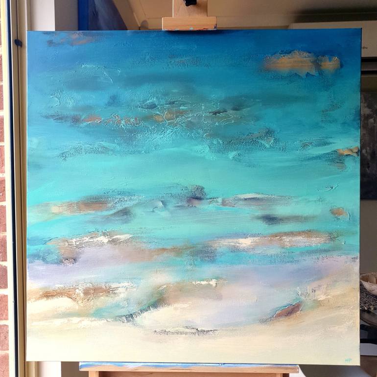 Original Beach Painting by Holly Playford