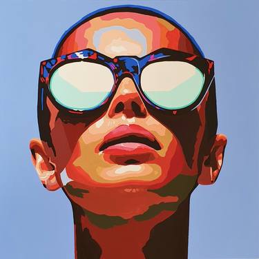 Original Modern Portrait Paintings by Holly Playford