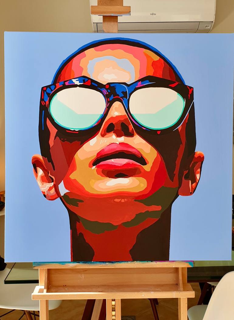 Original Conceptual People Painting by Holly Playford