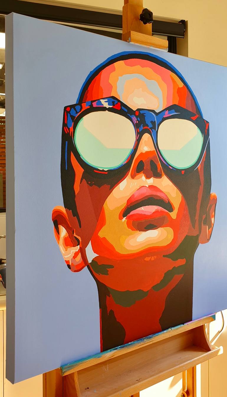Original Conceptual People Painting by Holly Playford