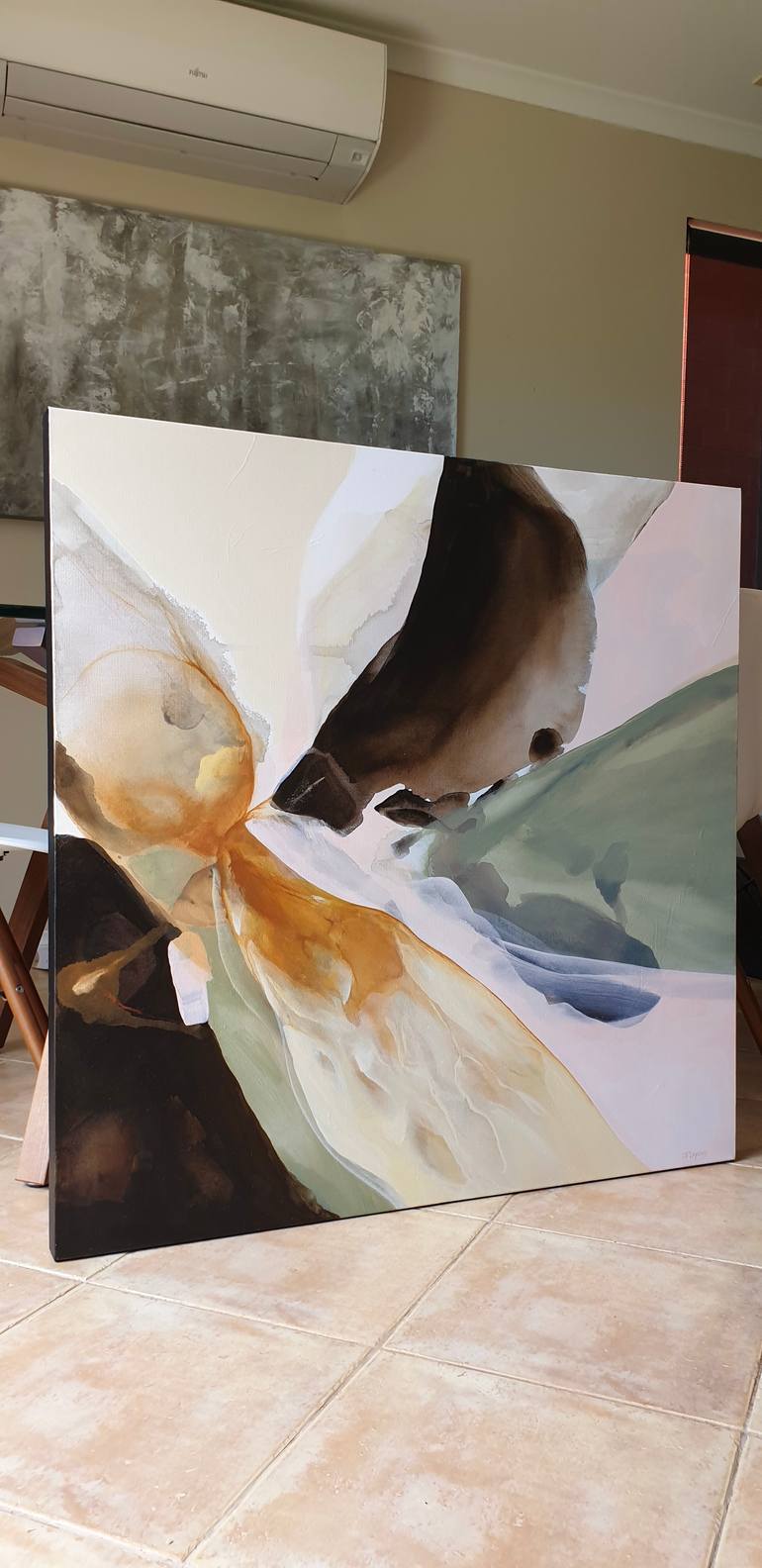 Original Expressionism Abstract Painting by Holly Playford