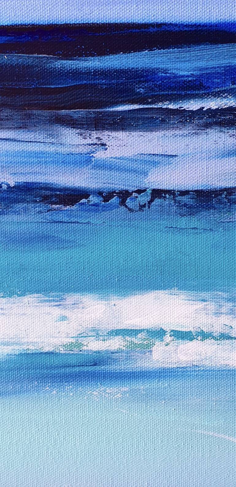 Original Abstract Seascape Painting by Holly Playford