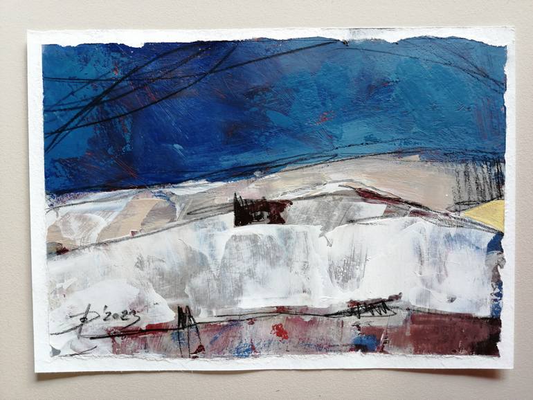 Original Abstract Landscape Painting by Olga David