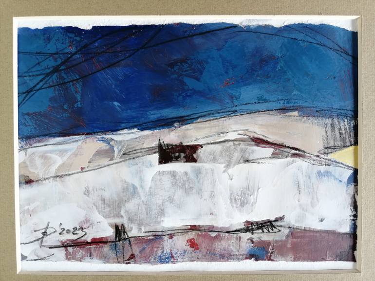 Original Abstract Landscape Painting by Olga David