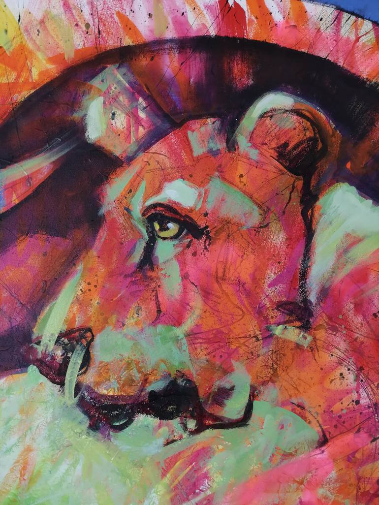 Original Animal Mixed Media by Olga David