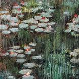 Seerosen im Park - Herz der Stille by Olga David