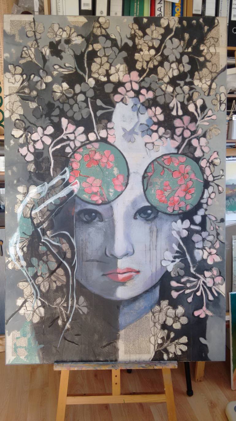 Original Figurative Women Painting by Olga David