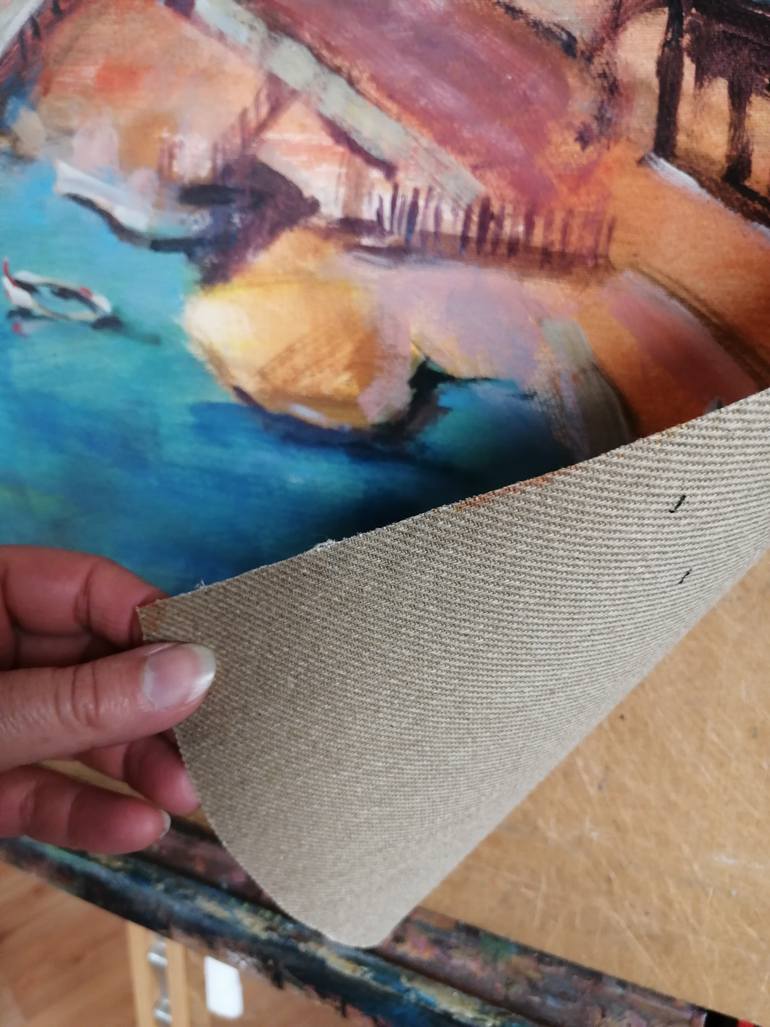 Original Figurative Seascape Painting by Olga David