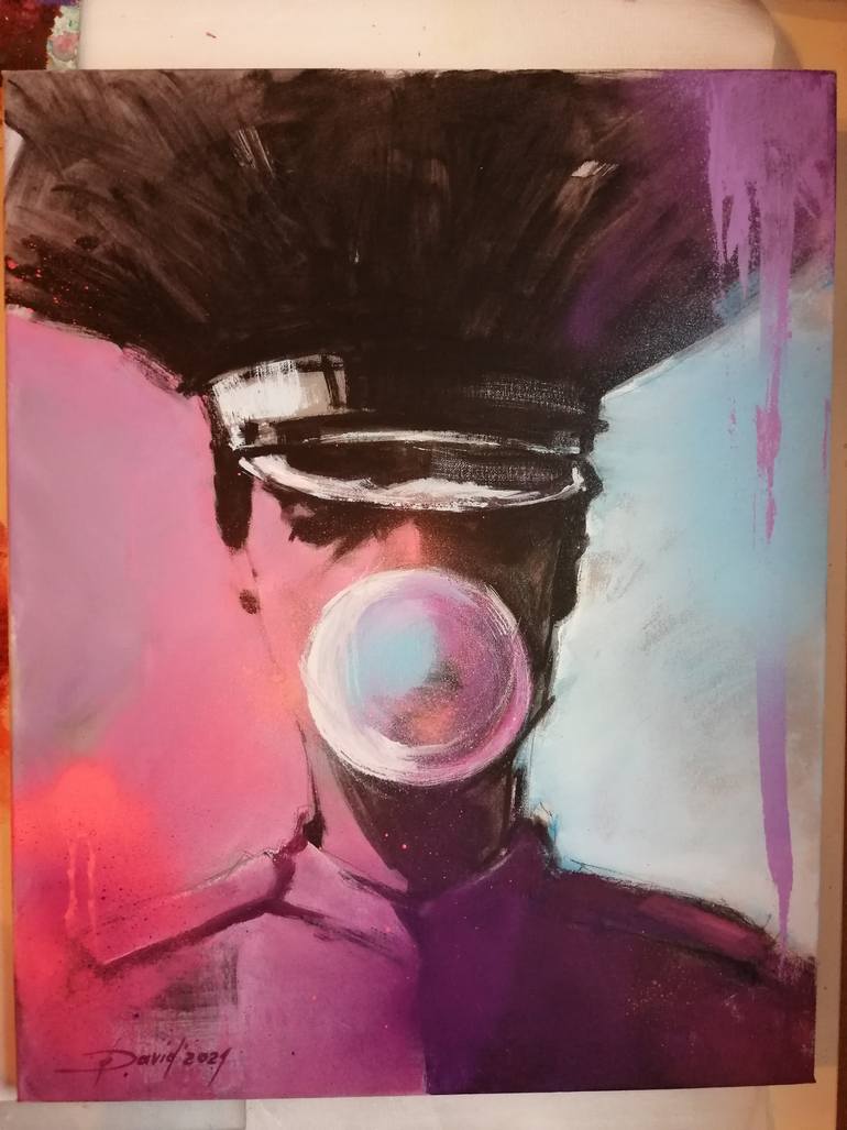 Original Figurative People Painting by Olga David