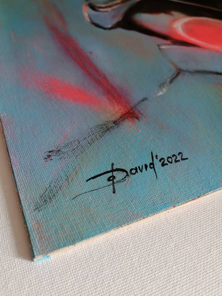 Original Figurative People Painting by Olga David