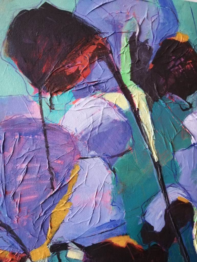 Original Figurative Floral Painting by Olga David