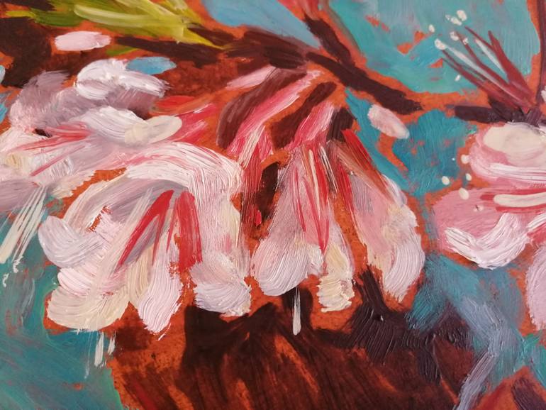 Original Expressionism Floral Painting by Olga David