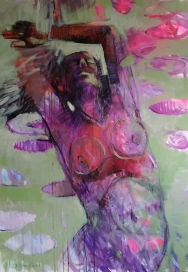 Print of Expressionism Nude Paintings by Olga David