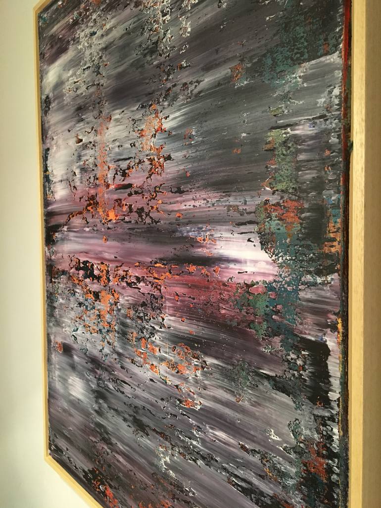 Original Abstract Expressionism Abstract Painting by Angelo Hijlkema