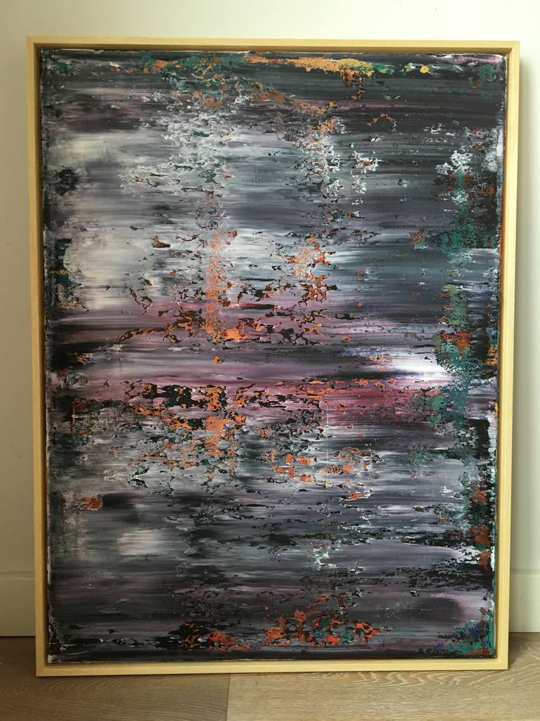 Original Abstract Expressionism Abstract Painting by Angelo Hijlkema