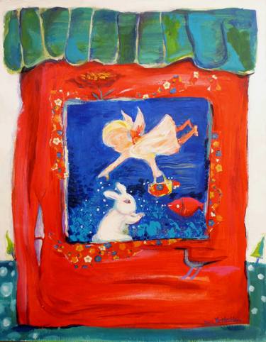Little Angel in Red House thumb