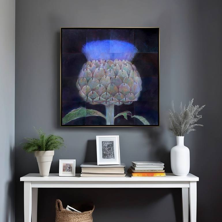 Original Conceptual Floral Painting by Ayna Paisley