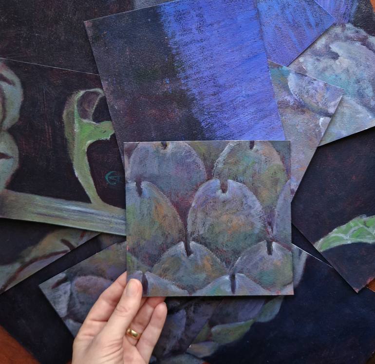 Original Conceptual Floral Painting by Ayna Paisley