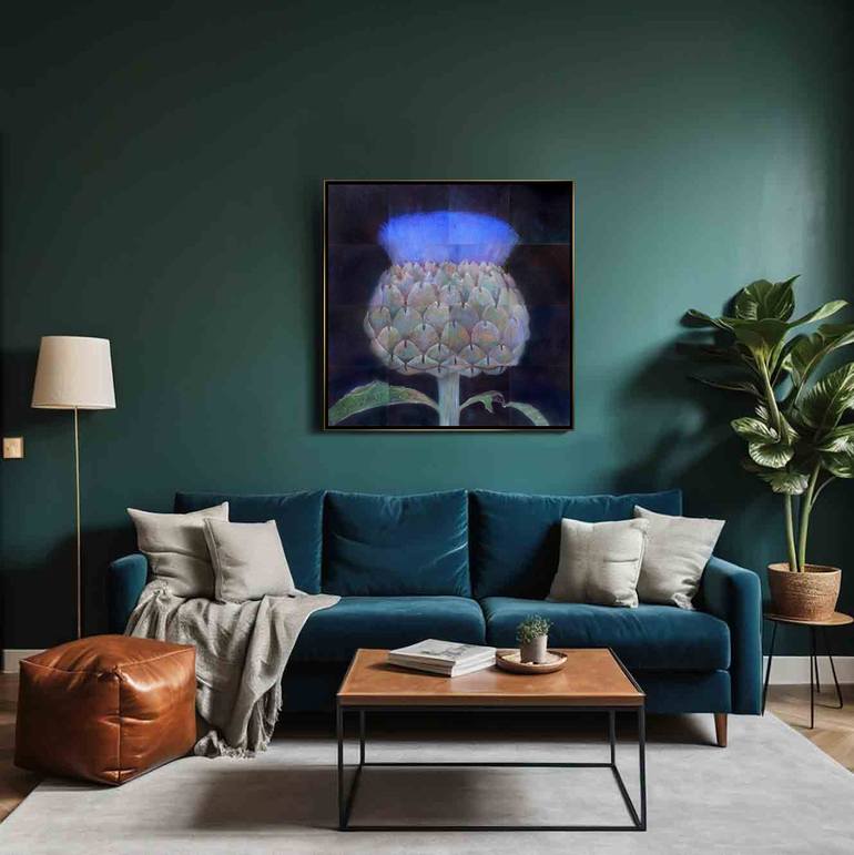 Original Conceptual Floral Painting by Ayna Paisley