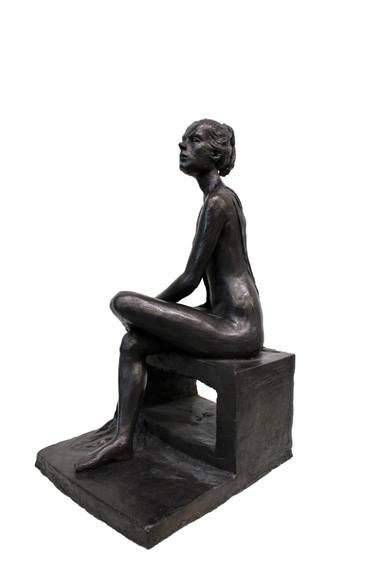Original Figurative Nude Sculpture by Netra b Khattri