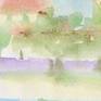 The Summertime on Saaremaa Island in Estonia. This place is called a "Children's beach". We have lived near that. The small watercolor painting on paper 300g/m2.