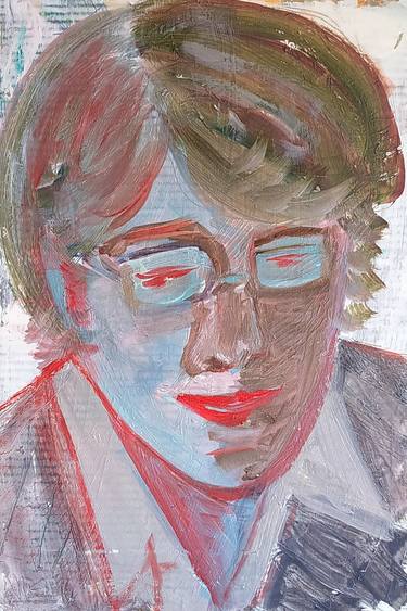 Print of Portrait Paintings by Margarita Afanasjeva