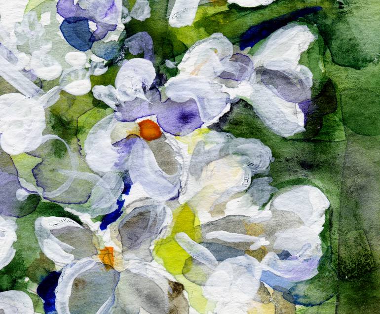 Original Expressionism Floral Painting by Margarita Afanasjeva