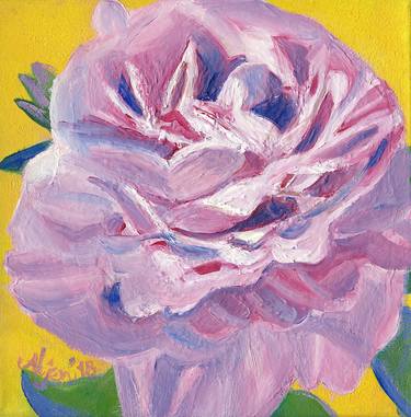 Print of Expressionism Floral Paintings by Margarita Afanasjeva