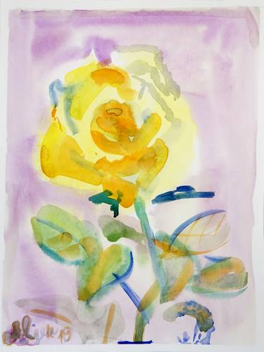 Print of Fine Art Floral Paintings by Margarita Afanasjeva