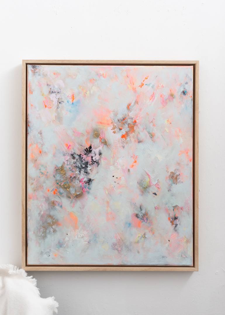 Original Abstract Expressionism Abstract Painting by Ronnie Crawford