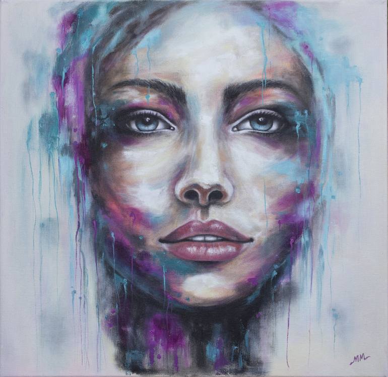 Print of Figurative People Paintings by Mila Moroko