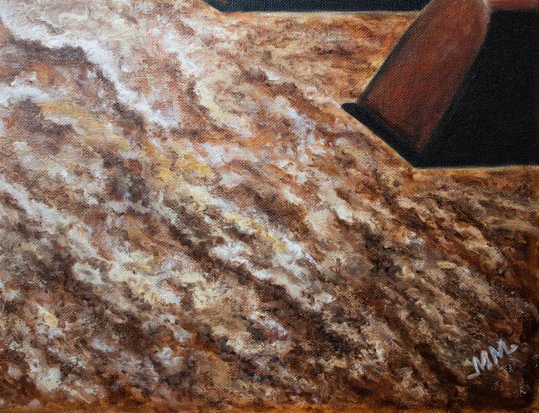 Original Conceptual Music Painting by Mila Moroko