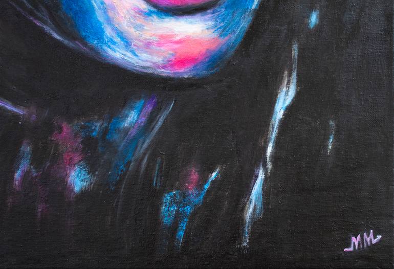 Original Expressionism People Painting by Mila Moroko