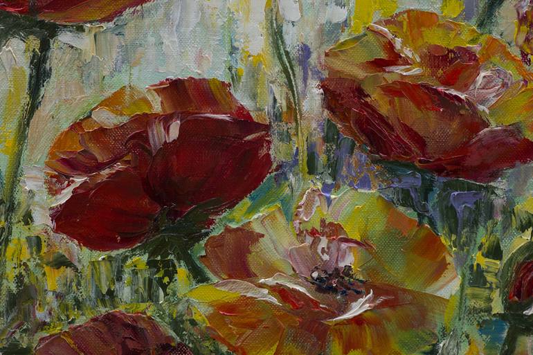 Original Impressionism Botanic Painting by Mila Moroko