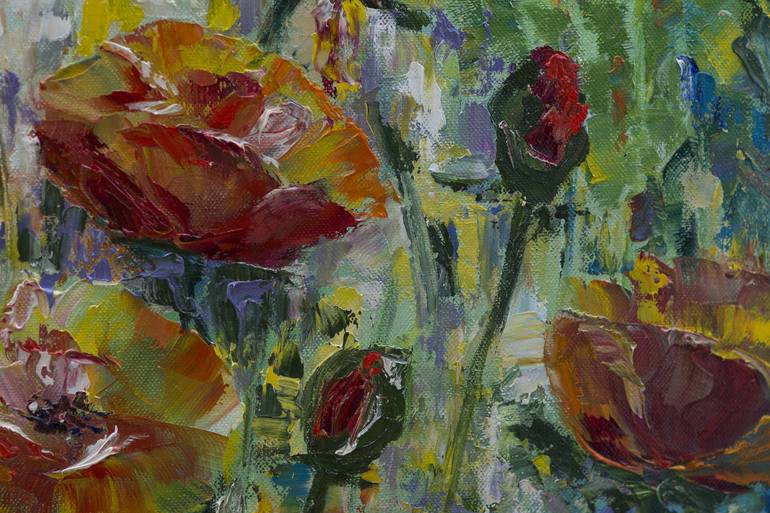 Original Impressionism Botanic Painting by Mila Moroko